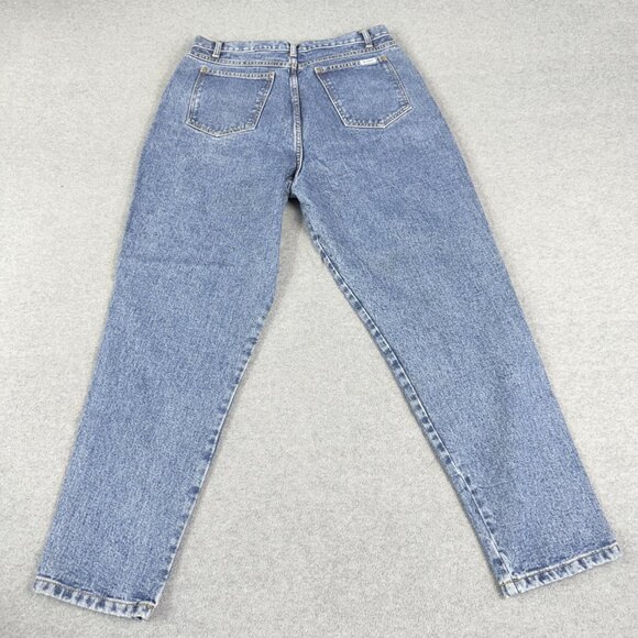Vintage 90s Bill Blass High-Rise Tapered Leg Jeans Women’s Size 14 – 100% Cotton - Picture 2 of 13